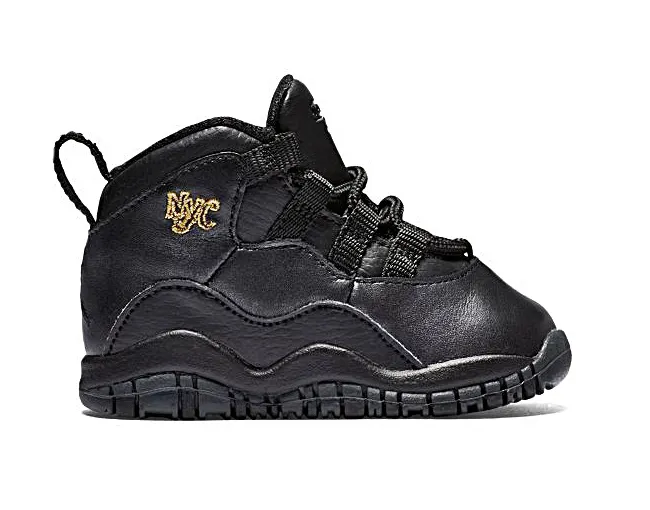 JORDAN 10 RETRO "NYC" (012/TALLAS 17  27/BLACK/GOLD)