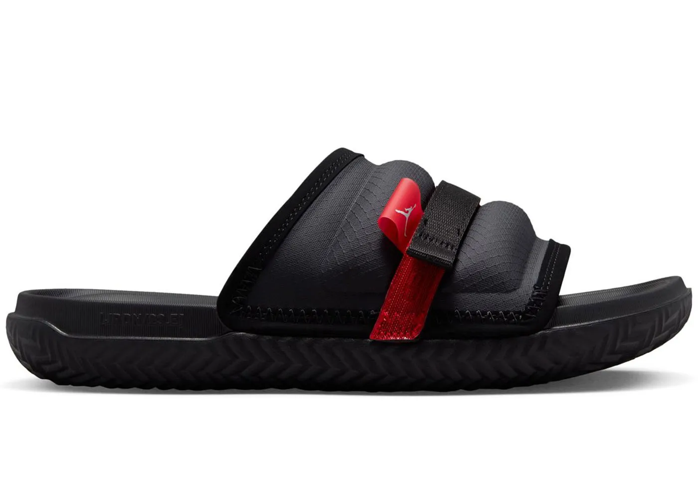 Jordan Super Play Slide Black University Red