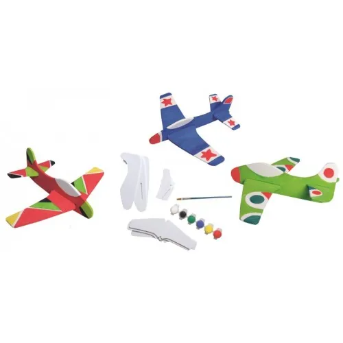 Kit Creativo. Pinta y construye avionetas. Egmont Toys.