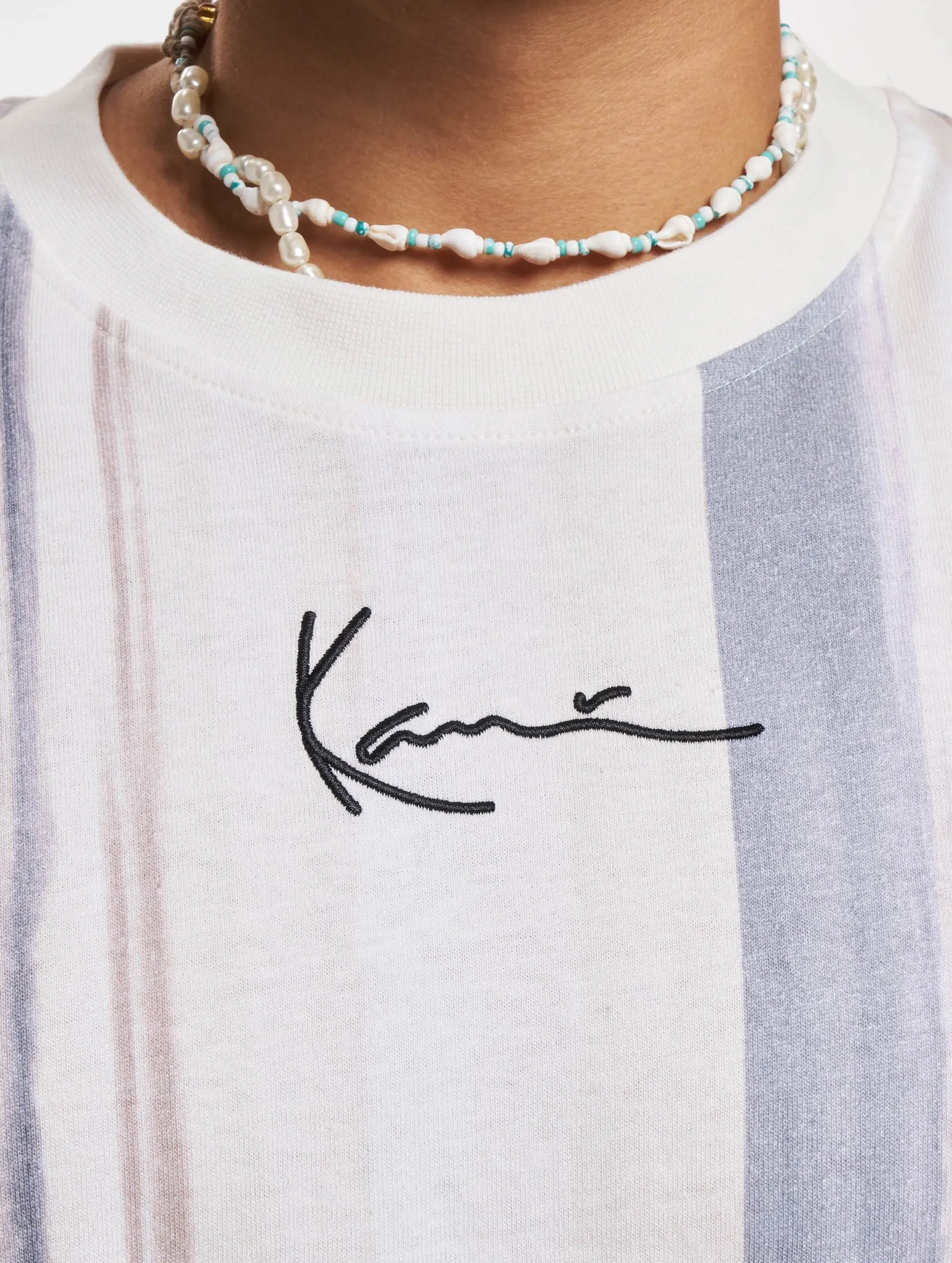 KK Small Signature Tie Dye Stripe Tee