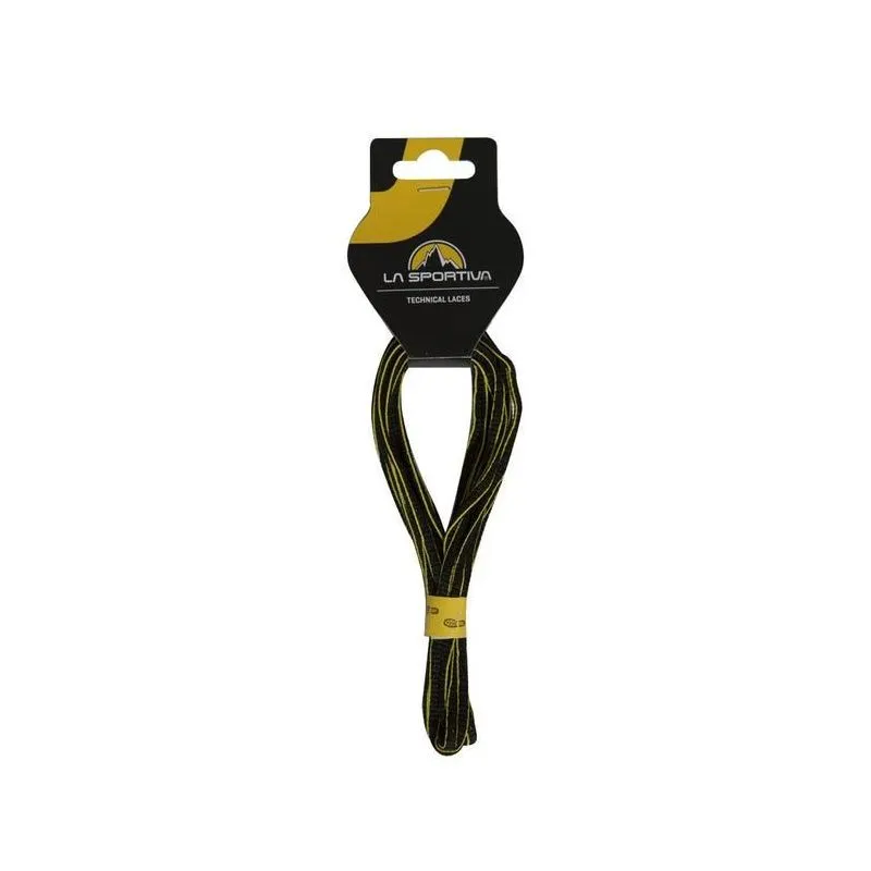 La Sportiva Cordones para carreras de montaña 132/52 (negro/amarillo)