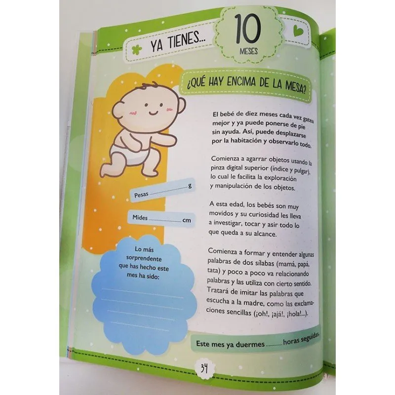 Libro diario del bebé