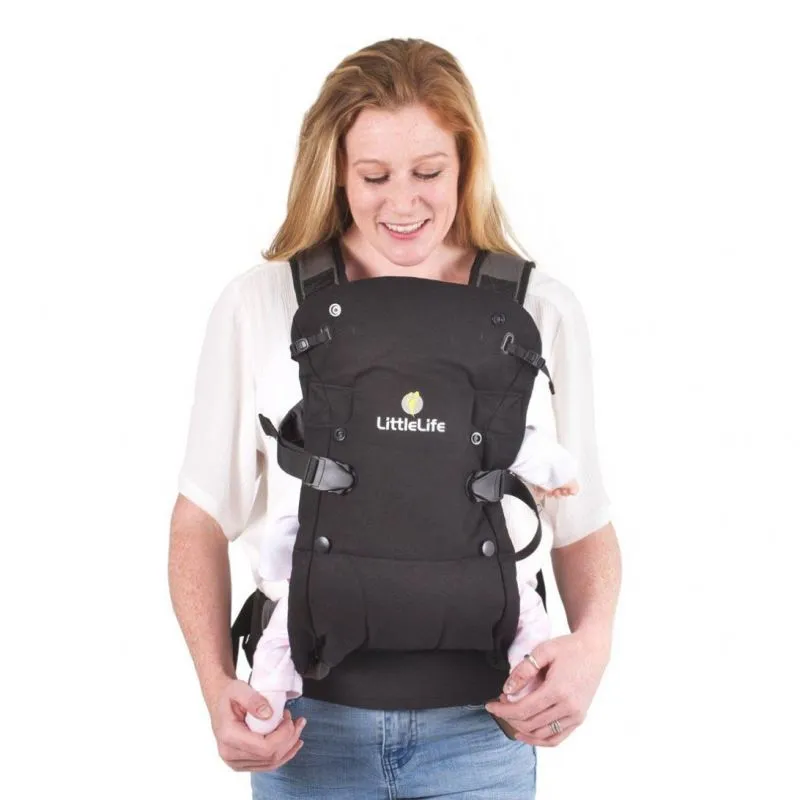 LITTLELIFE Acorn Baby Carrier (Negro)