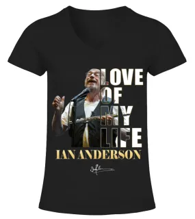 LOVE OF MY LIFE - IAN ANDERSON Camiseta cuello pico Mujer