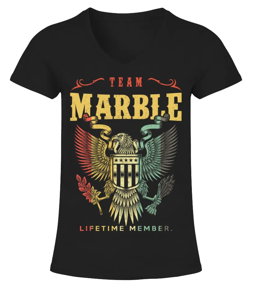 MARBLE VINTAGE CAMISETA CUELLO PICO MUJER