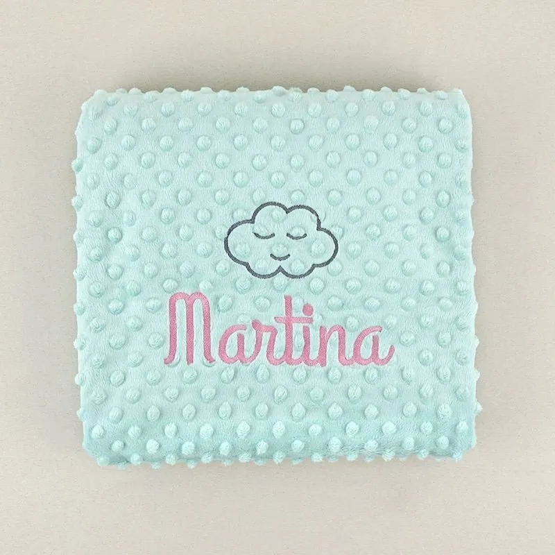 Manta personalizada bebé Nube