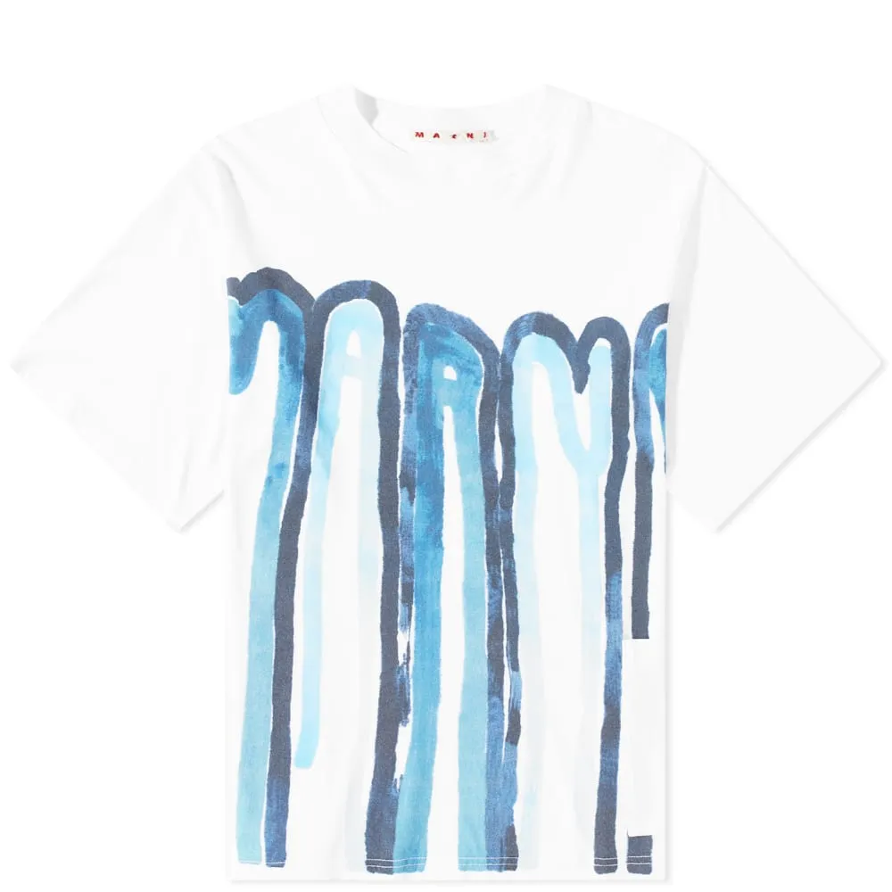 Marni Dripping Logo Tee