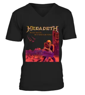 MET200-144-BK. Megadeth - Peace Sells...But Who's Buying Camiseta cuello en V Unisex