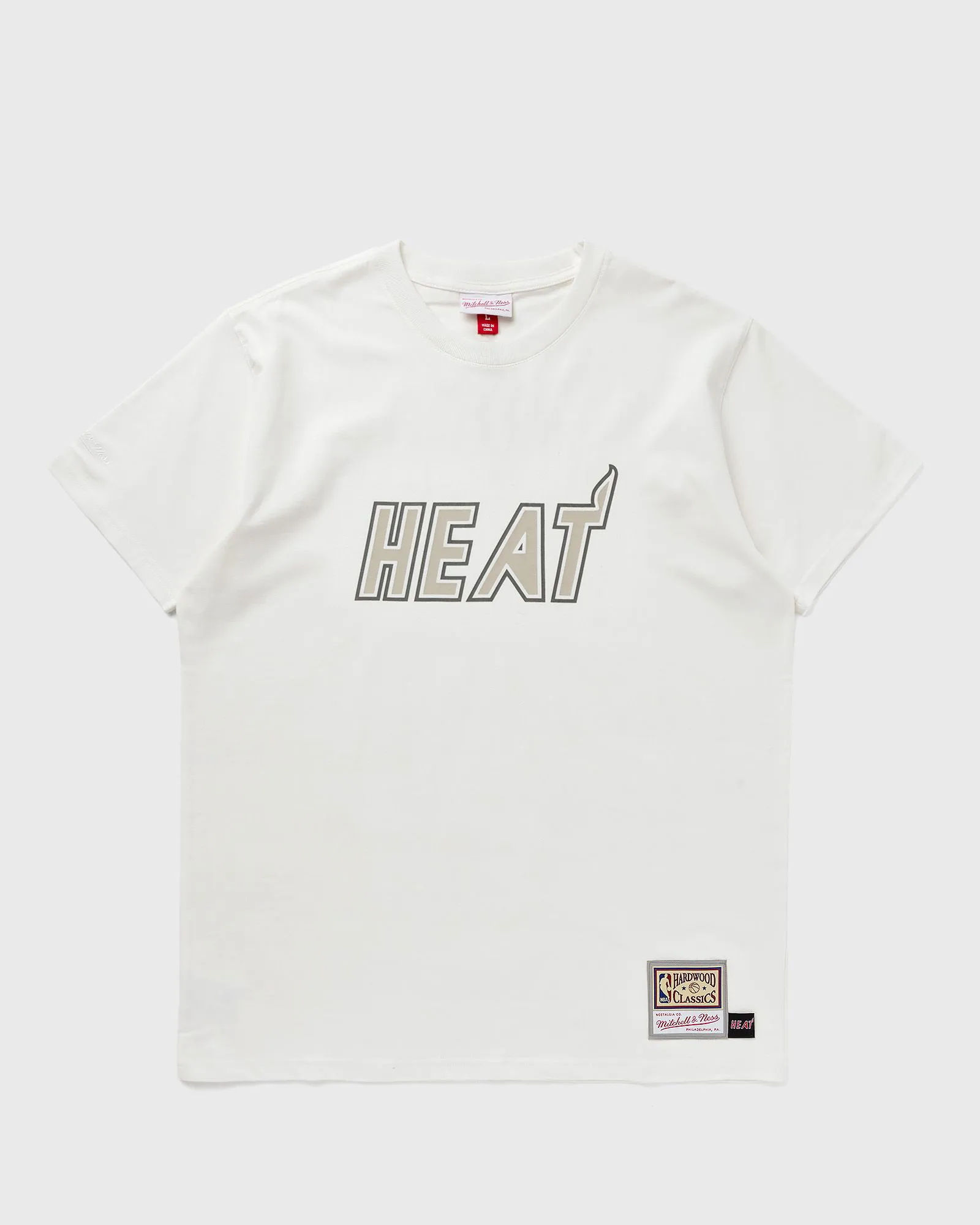 Mitchell & Ness NBA CREAM SS TEE HEAT