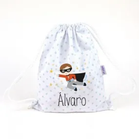 Mochila bebé Superhéroe Personalizada