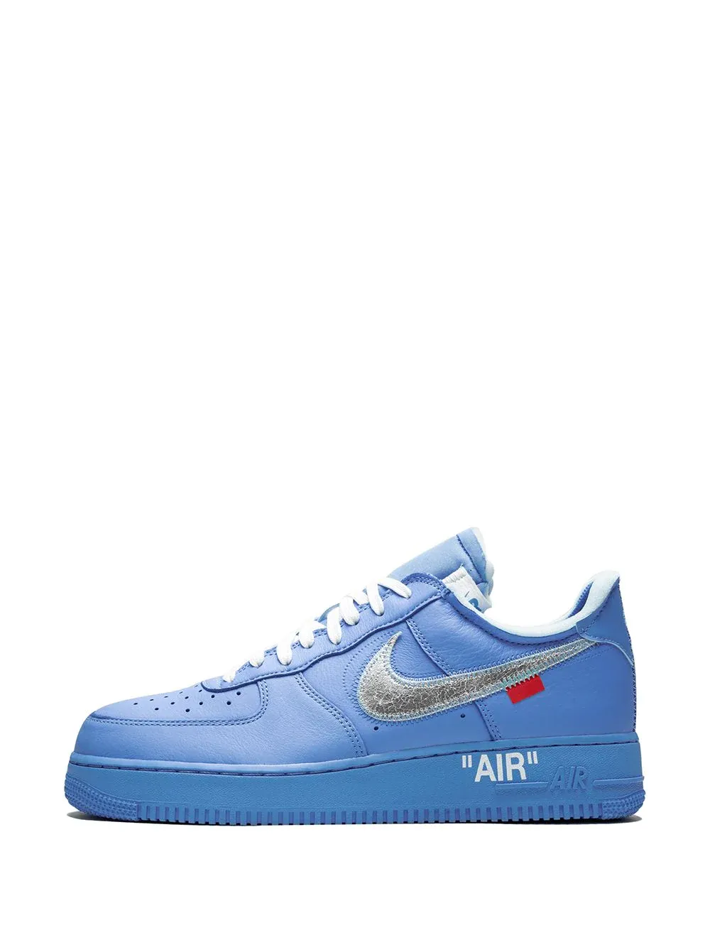 N370 NIKE AIR FORCE 1 OFF WHITE AZUL MCA UNIVERSITY BLUE