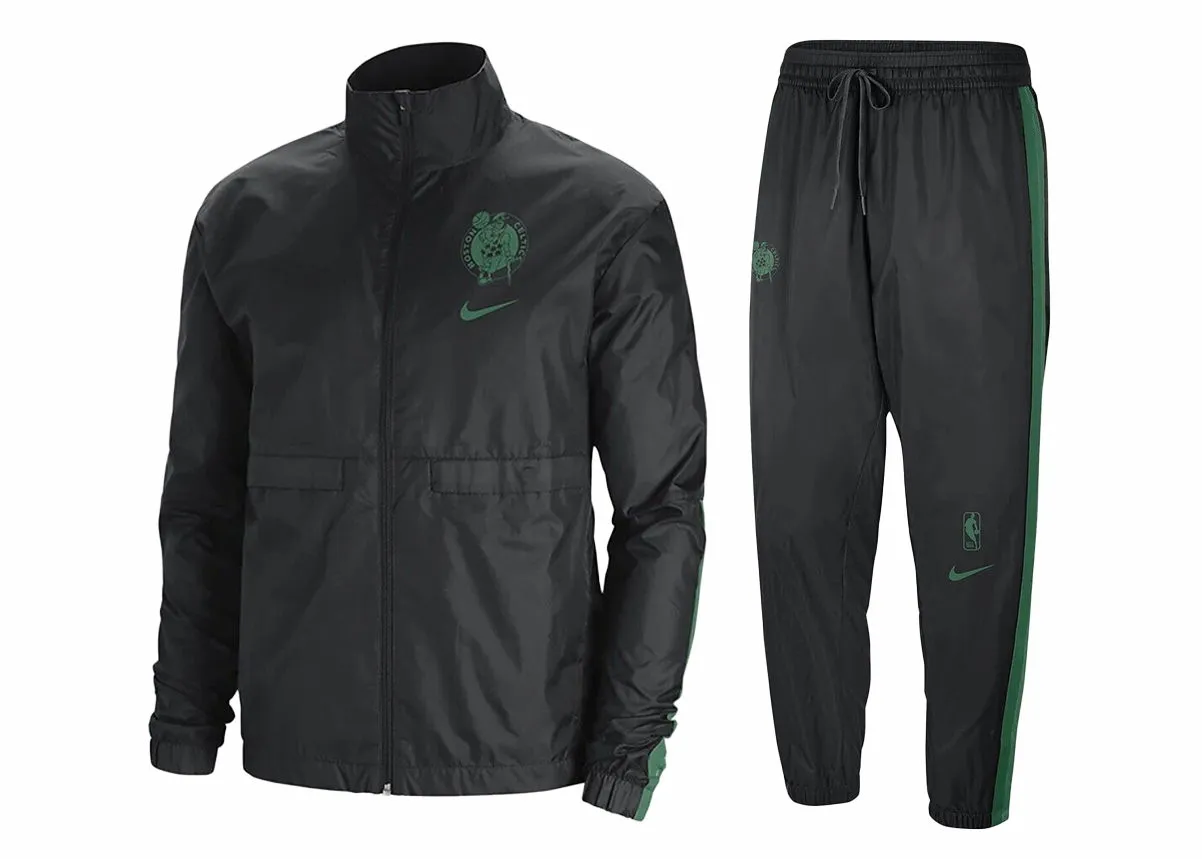 Nike Boston Celtics Courtside Tracksuit Black/Green