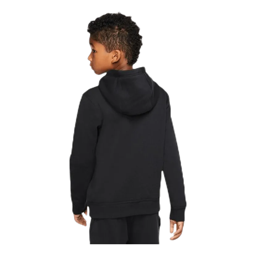 Nike Sportswear Club Big Kids' Pullover Hoodie BLACK/WHITE