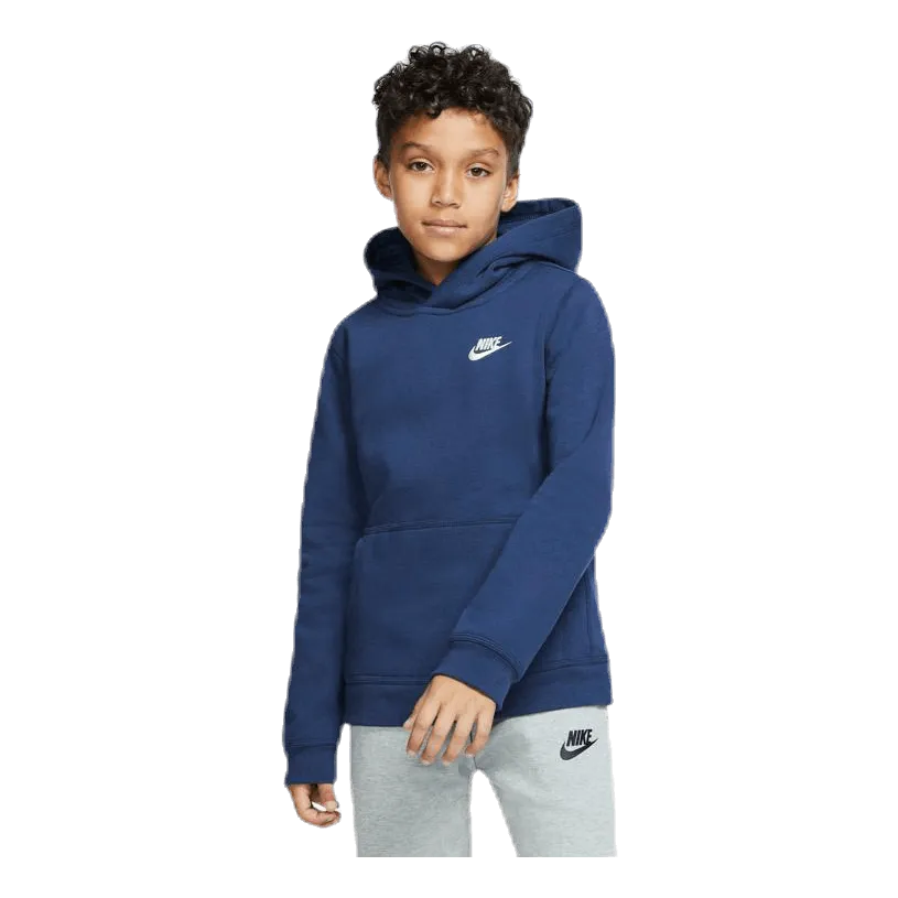 Nike Sportswear Club Big Kids' Pullover Hoodie MIDNIGHT NAVY/WHITE