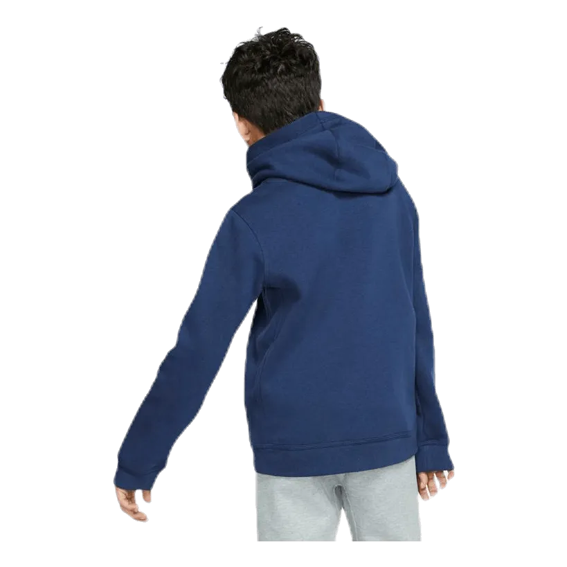 Nike Sportswear Club Big Kids' Pullover Hoodie MIDNIGHT NAVY/WHITE