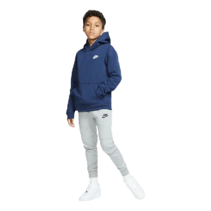 Nike Sportswear Club Big Kids' Pullover Hoodie MIDNIGHT NAVY/WHITE