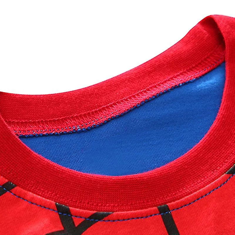 Niños Niños Niñas Niños Superhéroe Spiderman Pijamas Trajes Ropa de dormir Ropa de dormir Pijama casual Set