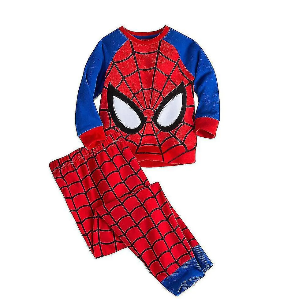 Niños Niños Pijamas Trajes Ropa de noche Spiderman Avengers Ropa de dormir Super héroe Pjs Set