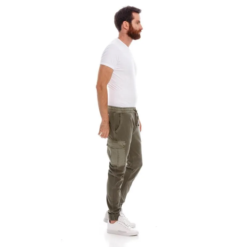 Pantalon Cargo Para Hombre Garment Dyed Heavy Replay 33650