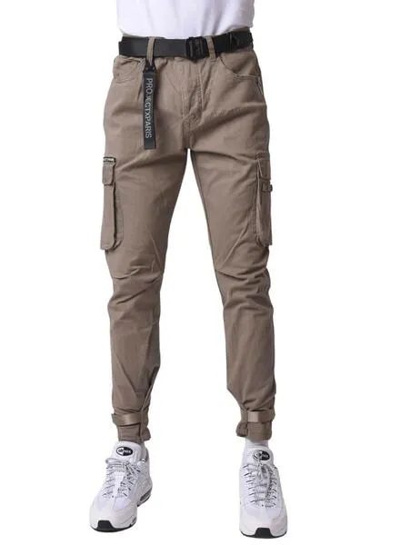 Pantalon Project x Paris Cargo Tostado Para Hombre