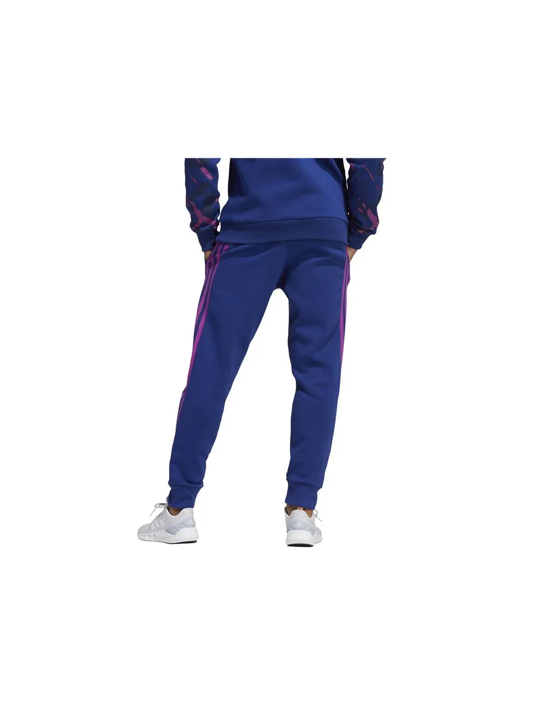 Pantalones largos adidas Reverse Retro Future Icons Winterized Graphic M Blue/Violet