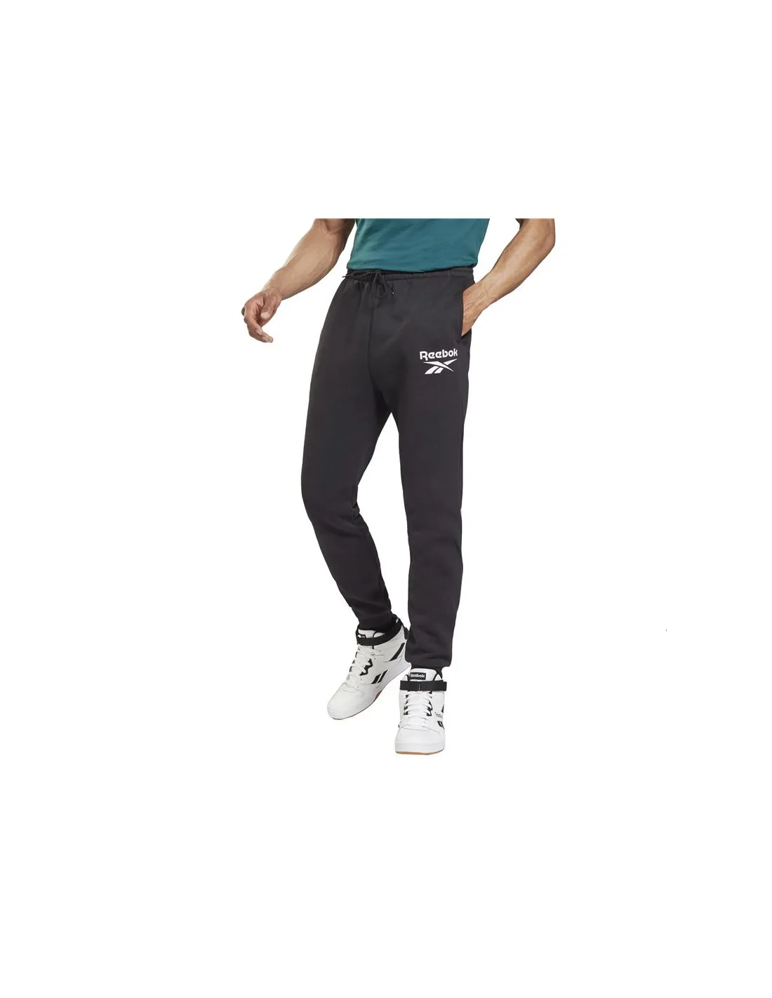 Pantalones largos Reebok Identity Vector M Black