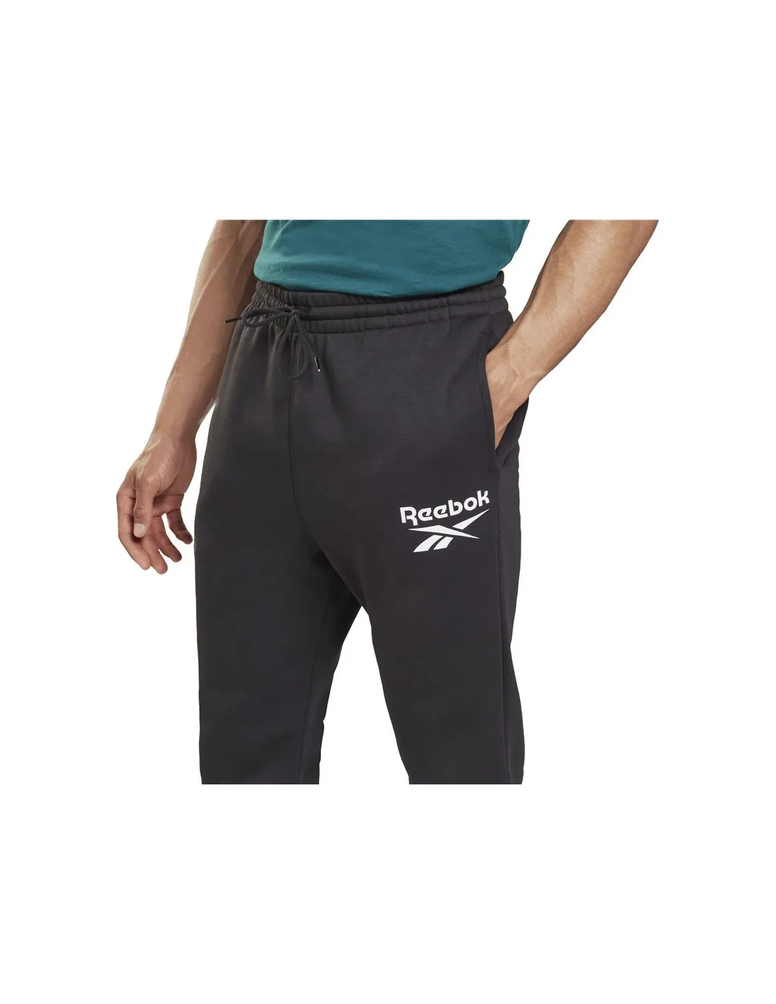 Pantalones largos Reebok Identity Vector M Black