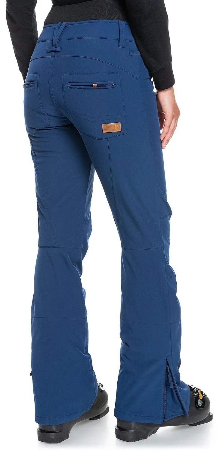 pantalones Roxy Rising High - BTE0/Medieval Blue - women´s