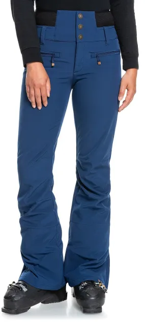 pantalones Roxy Rising High - BTE0/Medieval Blue - women´s