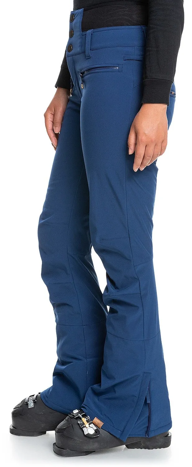 pantalones Roxy Rising High - BTE0/Medieval Blue - women´s