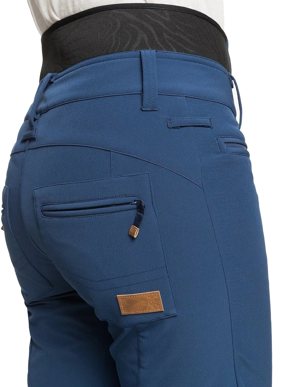 pantalones Roxy Rising High - BTE0/Medieval Blue - women´s