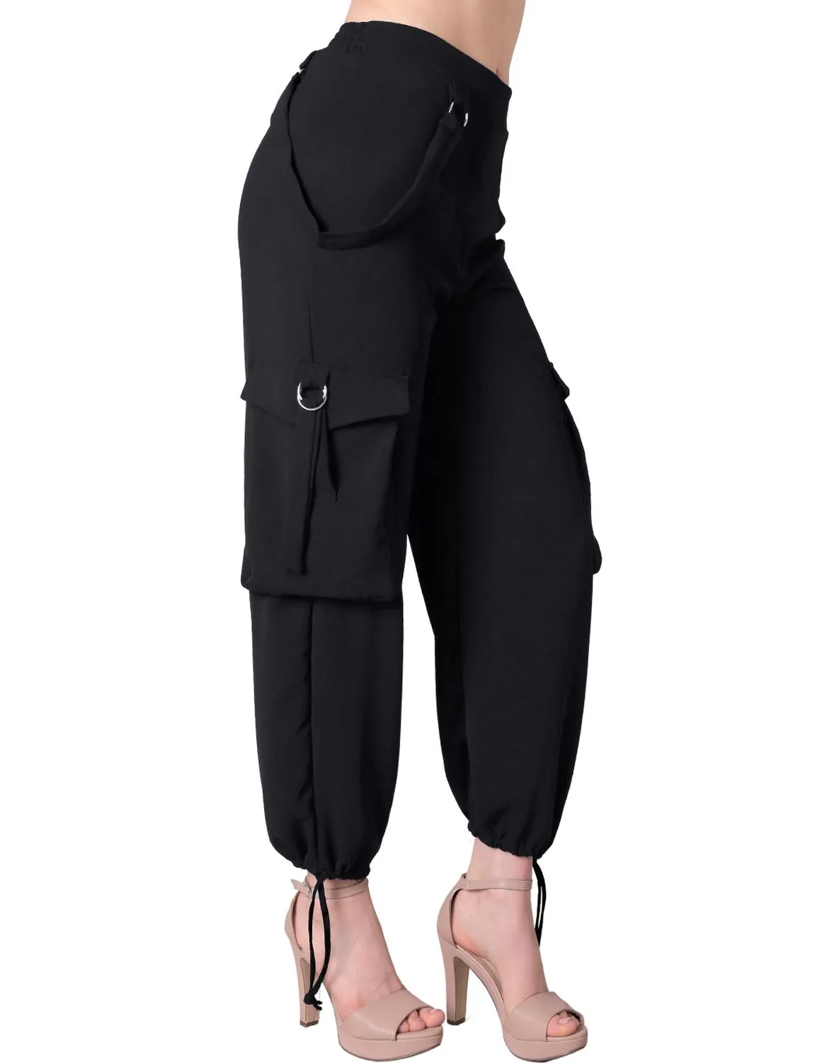 Pantalón Mujer Moda Jogger Negro Stfashion 52404406