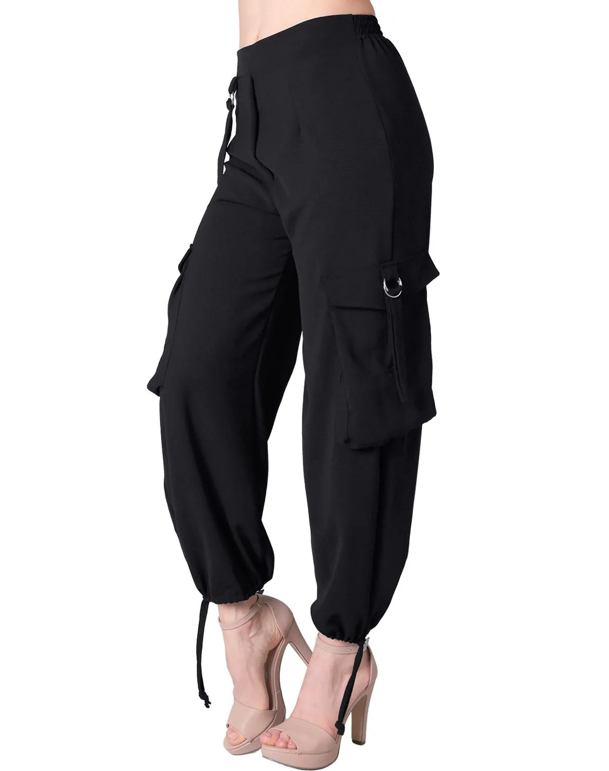 Pantalón Mujer Moda Jogger Negro Stfashion 52404406