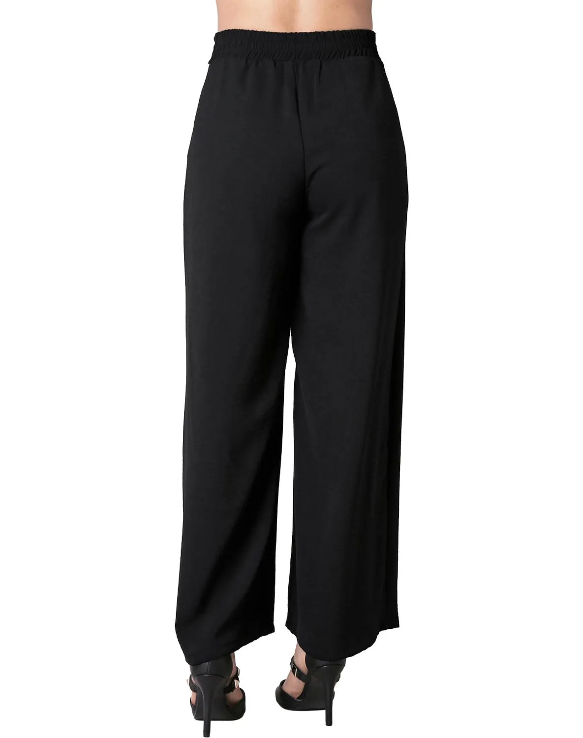 Pantalón Mujer Moda Recto Negro Stfashion 79304608