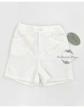 Pantalón Niño Lino Ceremonia Crudo Julietas Moda Infantil