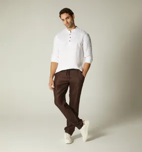 Pantalón para hombre en lino