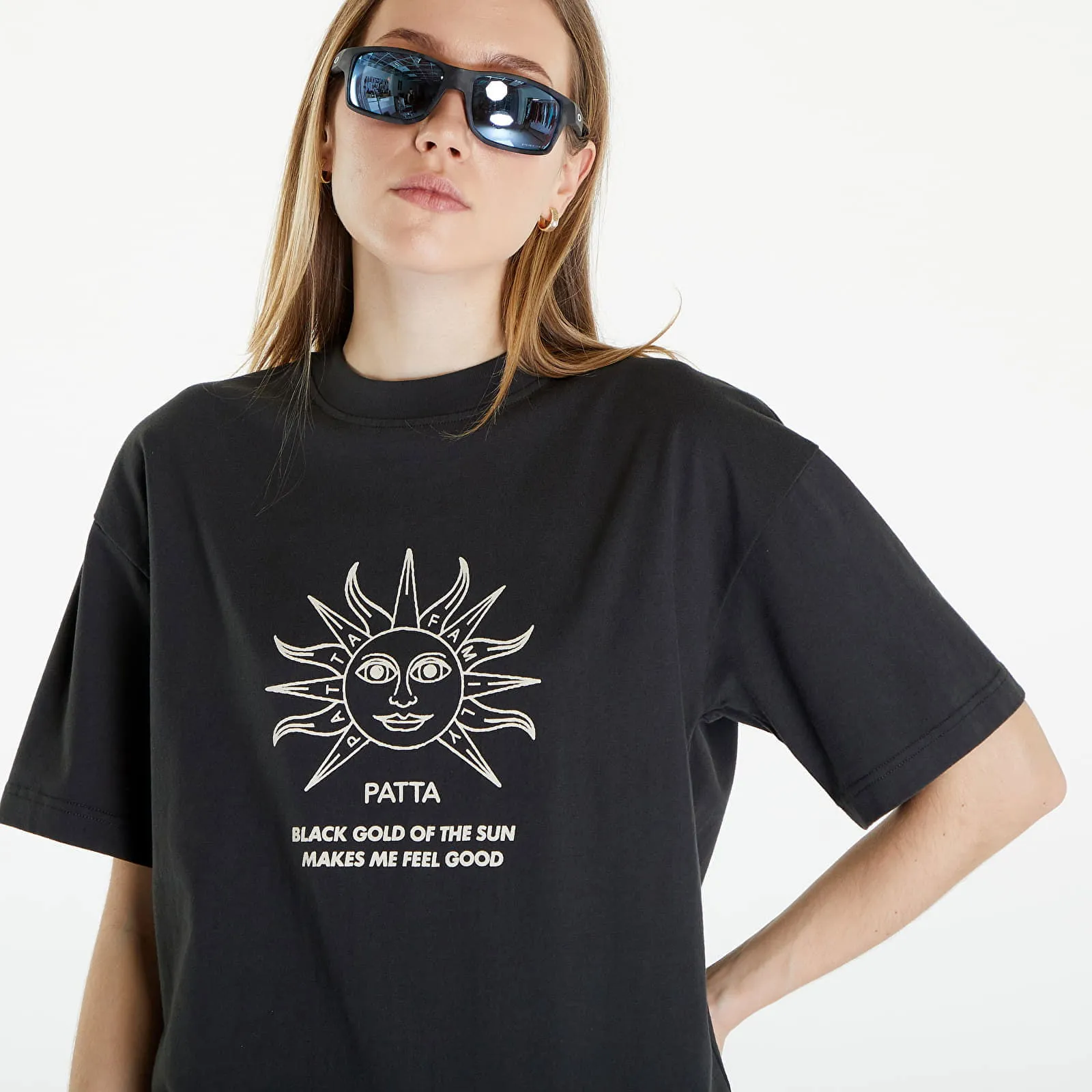 Patta Black Gold Sun T-Shirt UNISEX