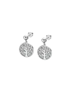 Pendientes Lotus Style Mujer Acero Árbol de la Vida LS2225