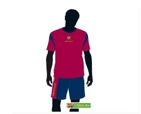 Pijama FC Barcelona infantil de verano manga corta