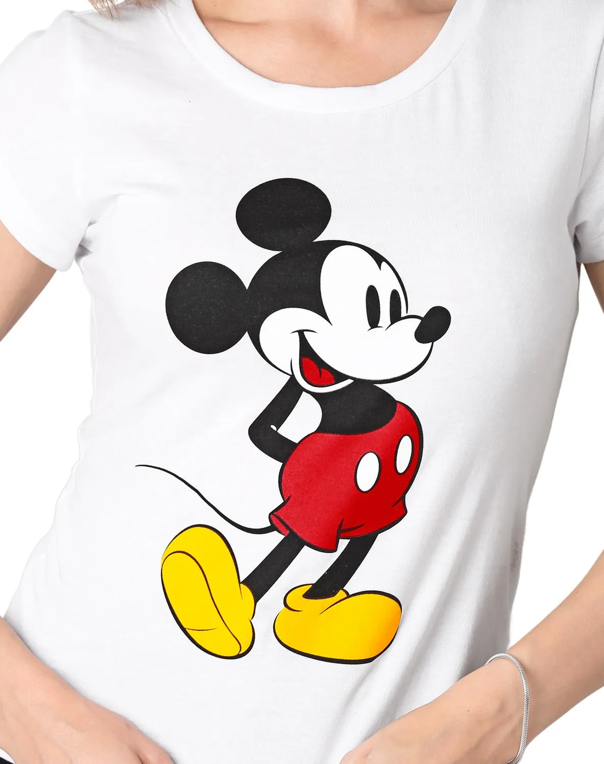 Playera Mujer Moda Camiseta Blanco Disney 58205005