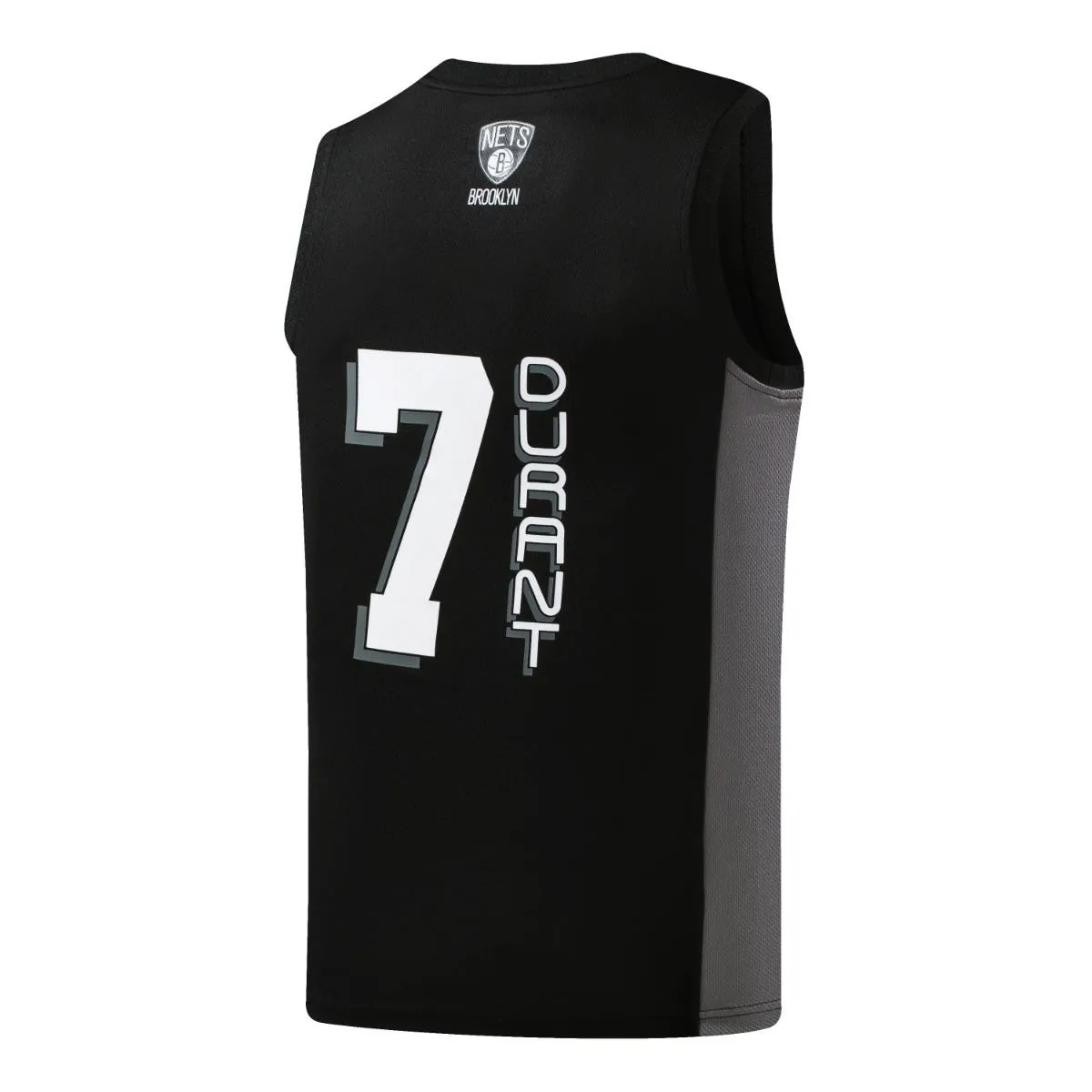 Polera Sin Mangas Básquetbol Hombre NBA Brooklyn Nets Kevin Durant Negra