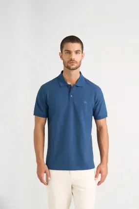 Polo para hombre semi fit detalle jacquard