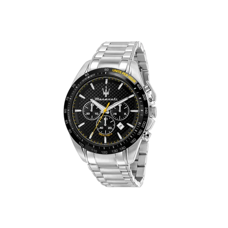 Reloj Maserati Traguardo acero esfera negra hombre R8873612042