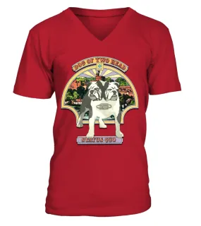 RK70S-711-RD. Status Quo - Dog of Two Head Camiseta cuello en V Unisex