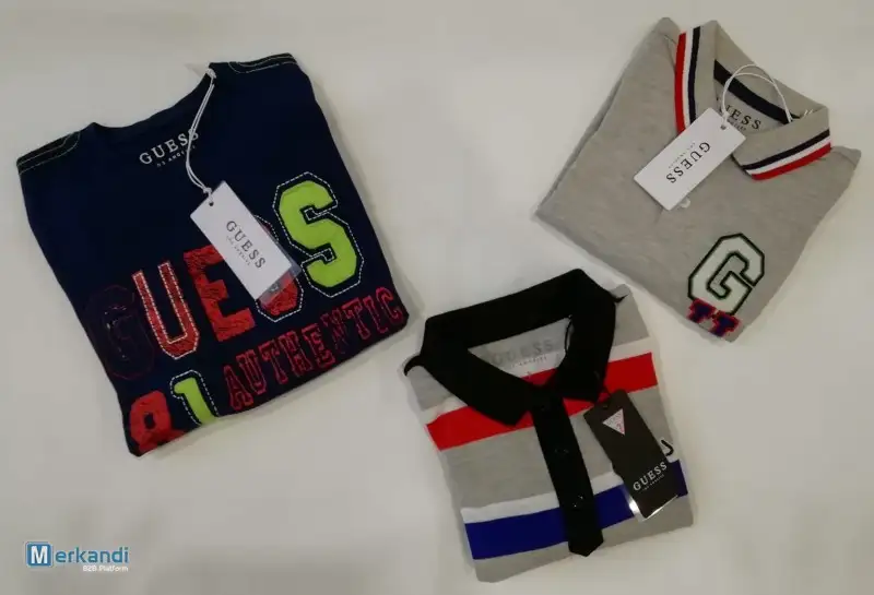 Ropa para niños, Ropa para niños de la marca Guess, 100 piezas, 100 piezas de ropa, Video