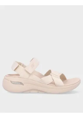 SANDALIA PLANA SKECHERS 140808 NATURAL