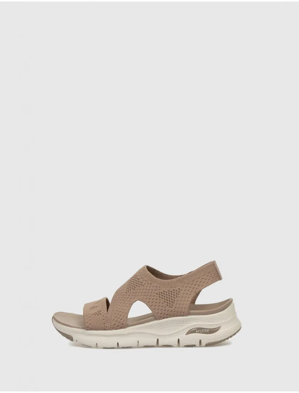 Sandalia Skechers Arch Fit Taupe