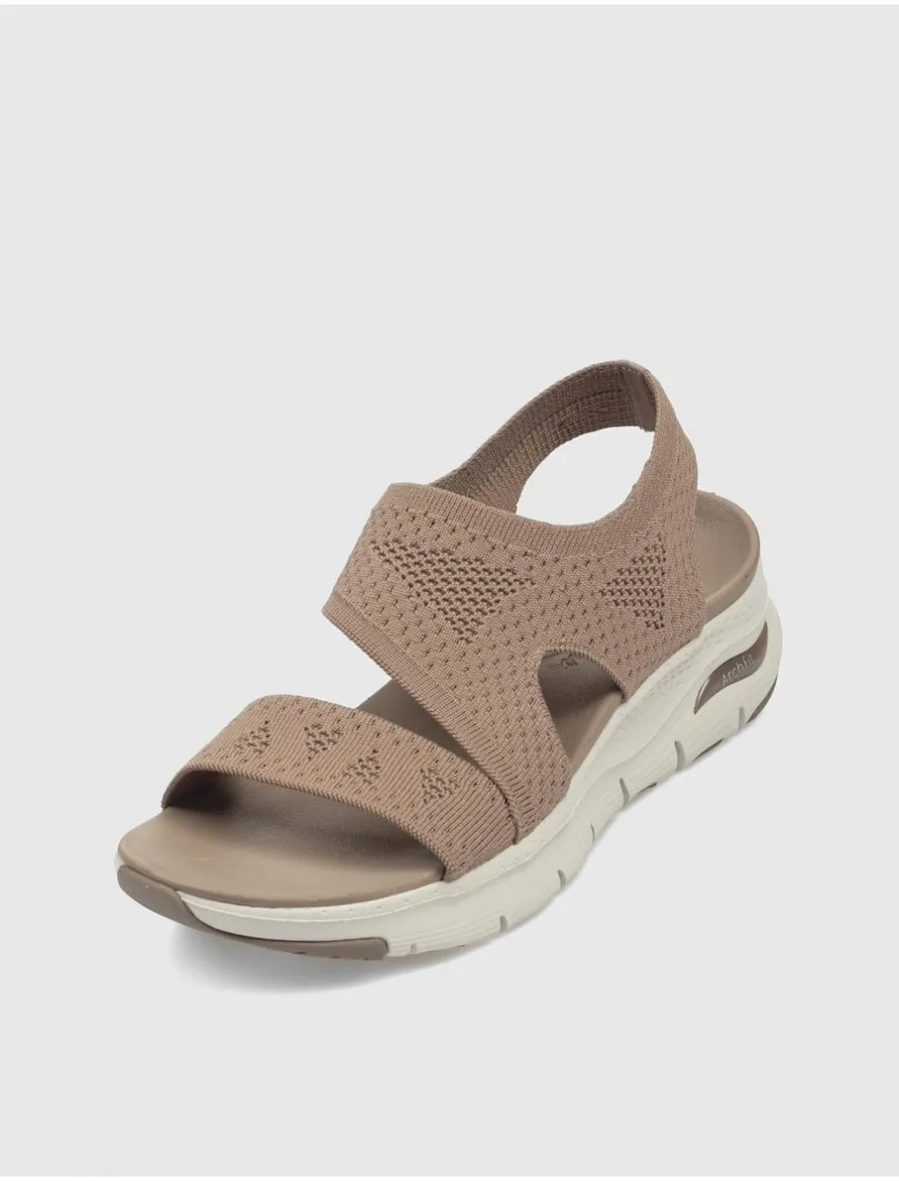 Sandalia Skechers Arch Fit Taupe