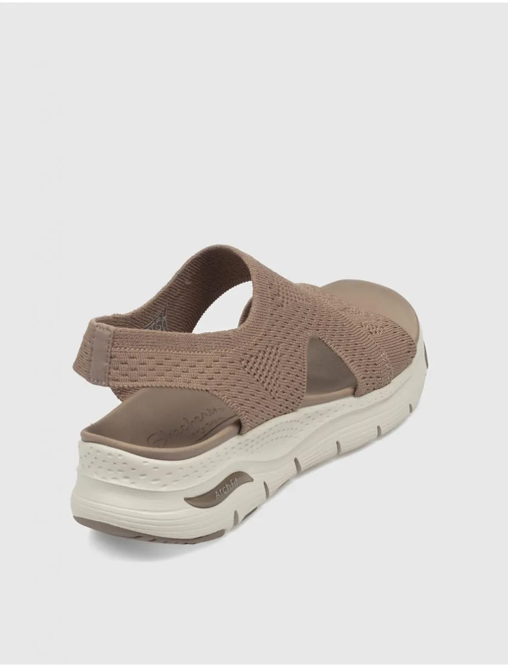 Sandalia Skechers Arch Fit Taupe