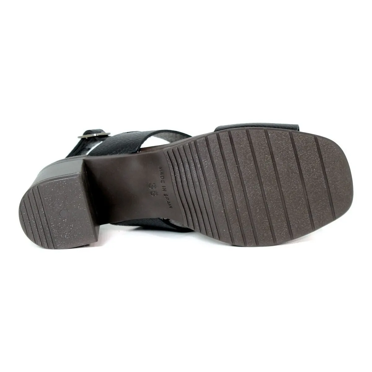 SANDALIAS CONFORT DE PIEL  OMEGA 1979 NEGRO